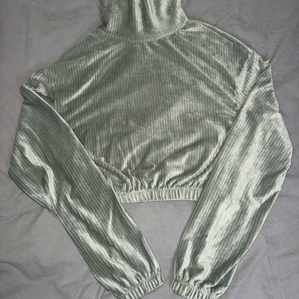 Streetwear Society Ribbed Sweater - Sage Green